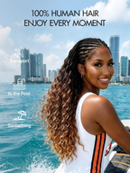 Deep Wave Human Hair Wig - Ombre | 10"-28"