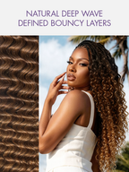 Deep Wave Human Hair Wig - Ombre | 10"-28"
