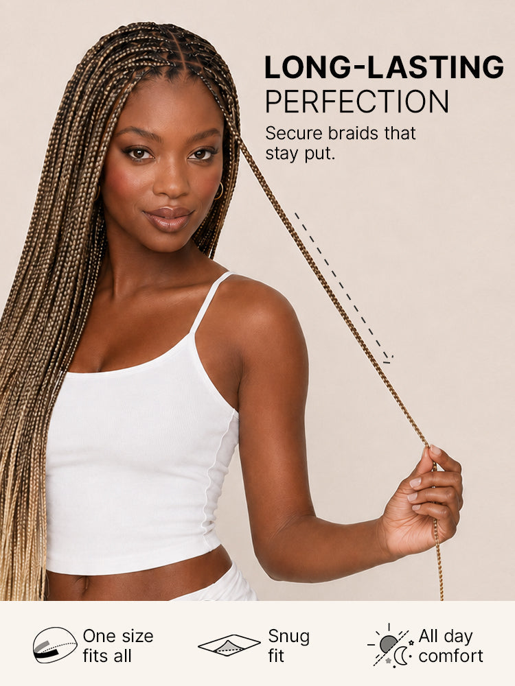 HD Lace Braided T-Part Lace Human Hair Wig - Blonde | 10"-28"