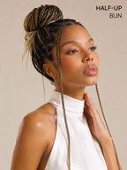 HD Lace Braided T-Part Lace Human Hair Wig - Blonde | 10"-28"