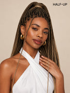 HD Lace Braided T-Part Lace Human Hair Wig - Blonde | 10"-28"