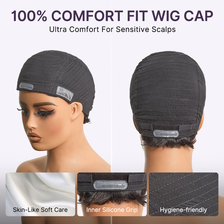 Glueless Bob U-Part Human Hair Wig | 10"