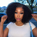 Glueless Curly 5X5 Closure Human Hair Wig | 8"-14"