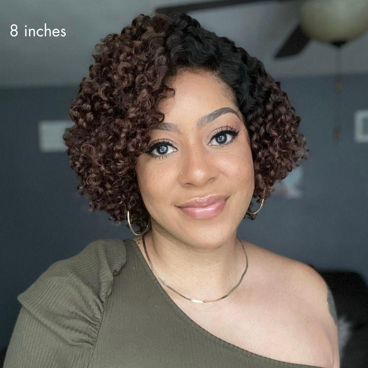Glueless HD Lace Pixie T-Part Lace Human Hair Wig | 8"-14"