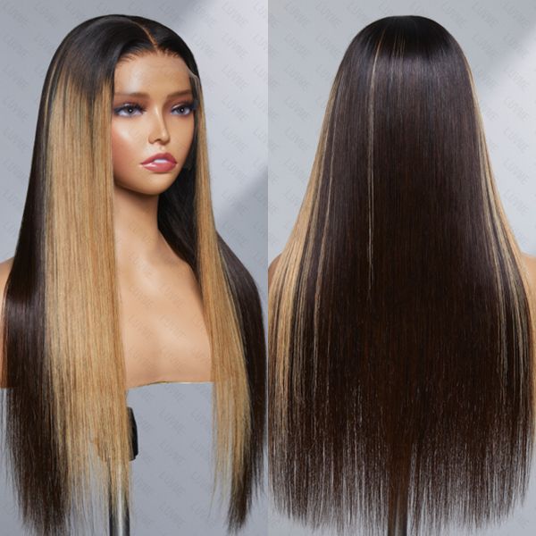 Glueless HD Lace Straight 13X4 Frontal Human Hair Wig - Red | 10"-28"