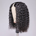 Glueless Curly V-Part Human Hair Wig | 8"-14"