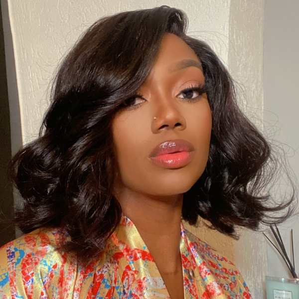 Glueless HD Lace Loose Wave T-Part Lace Human Hair Wig - Grey | 10"-28"