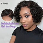 Glueless HD Lace Pixie T-Part Lace Human Hair Wig | 8"-14"