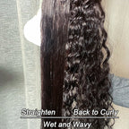 Glueless Curly 4X4 Closure Human Hair Wig | 8"-14"