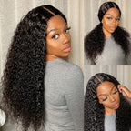 Glueless Curly 4X4 Closure Human Hair Wig | 8"-14"