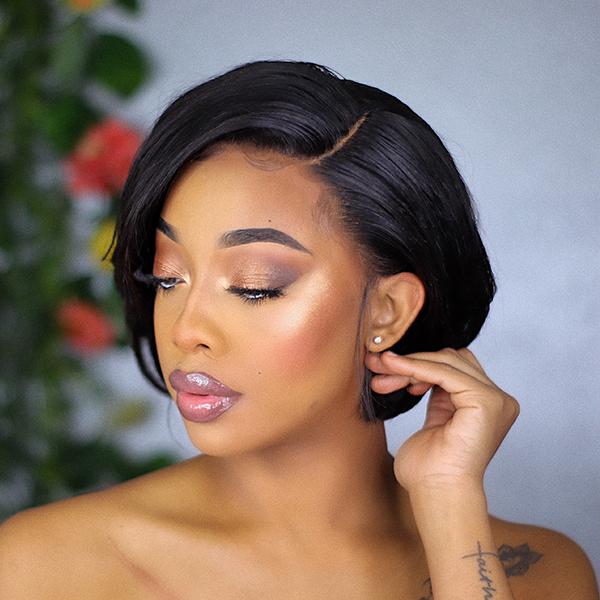Glueless Pixie 4X4 Closure Human Hair Wig | 8"-14"