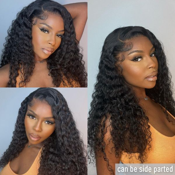 Glueless HD Lace Curly T-Part Lace Human Hair Wig | 10"-28"
