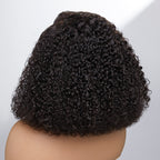 Glueless HD Lace Curly T-Part Lace Human Hair Wig | 8"-14"
