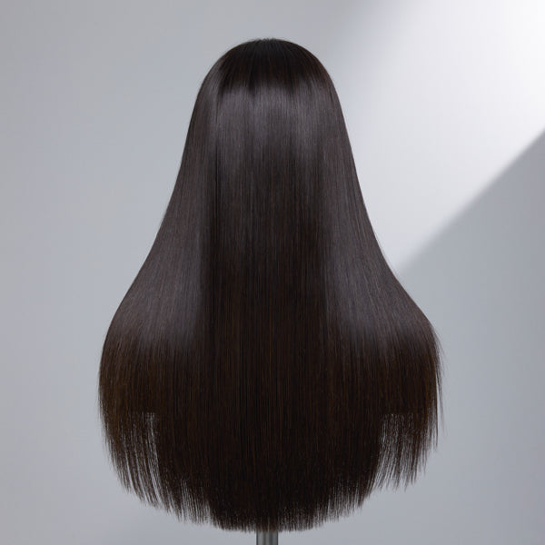 Straight 13X4 Frontal Human Hair Wig | 8"-14"
