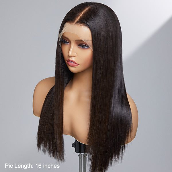 Straight 13X4 Frontal Human Hair Wig | 8"-14"