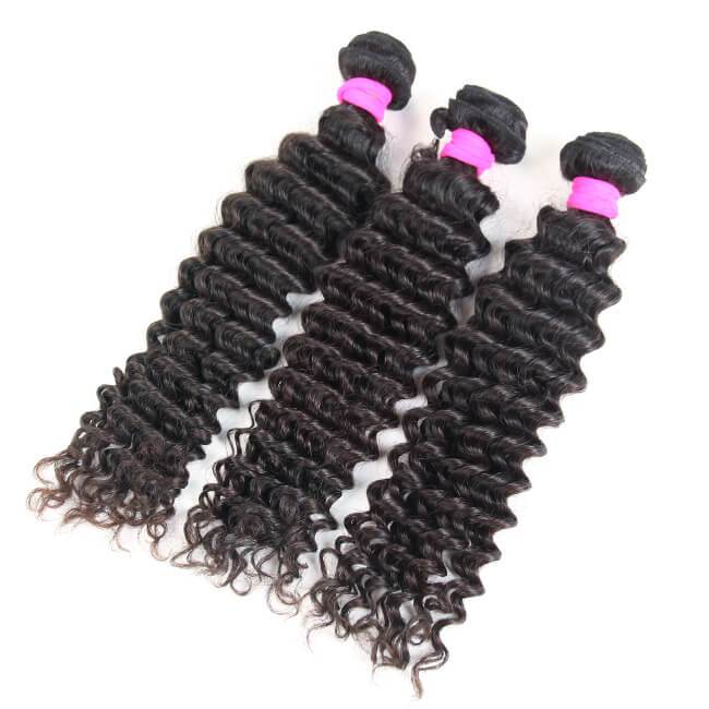 Curly 100% Virgin Human Hair Bundles | 12"-30"