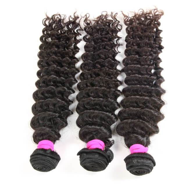 Curly 100% Virgin Human Hair Bundles | 12"-30"