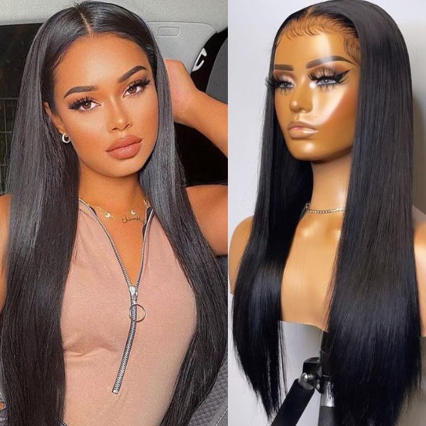 Straight 13X4 Frontal Human Hair Wig | 8"-14"