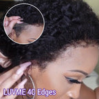 Glueless HD Lace Curly 13X4 Frontal Human Hair Wig - Red | 10"-28"
