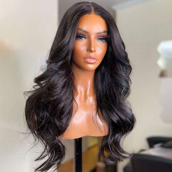 Glueless Loose Wave 4X4 Closure Human Hair Wig | 10"-28"