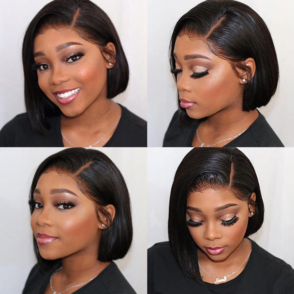 Pixie V-Part Human Hair Wig | 8"-14"