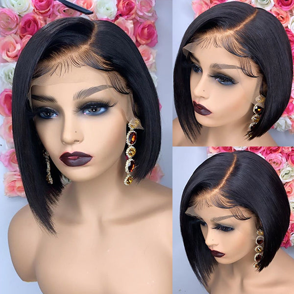 Pixie V-Part Human Hair Wig | 8"-14"