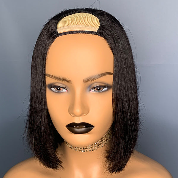 Bob U-Part Human Hair Wig | 8"-14"