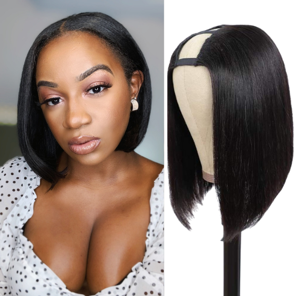Bob U-Part Human Hair Wig | 8"-14"